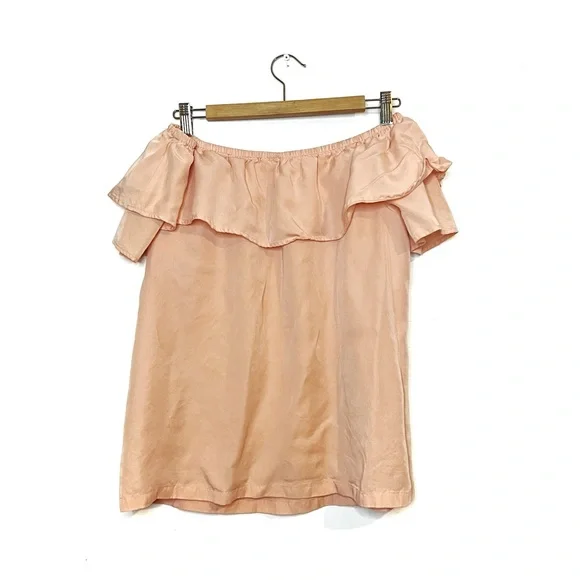 Halston | Pink Ruffle Top - Picture 4 of 4